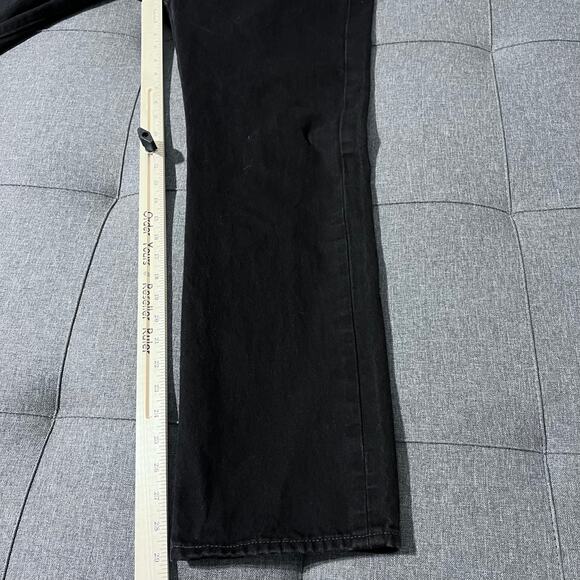 Levi 501 Jean Men 34x30 Black Denim Straight Leg Button Fly (30x29 see photos) - Picture 7 of 7